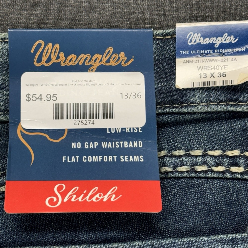 Wrangler Jeans Womens 13x36 Shiloh The Ultimate Riding Jean Stretch Cowgirl NEW - Picture 3 of 13